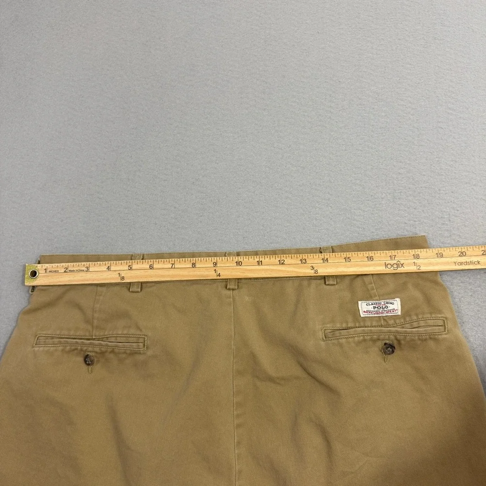 Vintage Polo Ralph Lauren Tyler Shorts Men 38 Tan 9