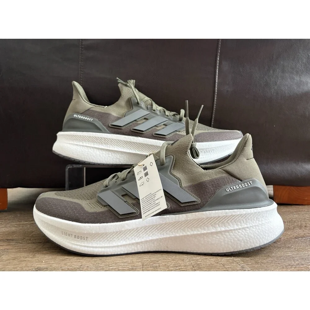 Adidas Ultraboost 5 Running Shoes Olive Strata Shadow Olive Men’s Sz 6 ID8815