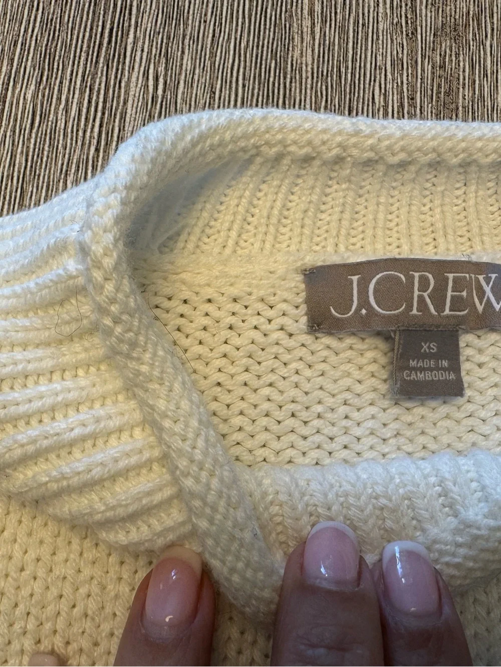 J. Crew soft cream