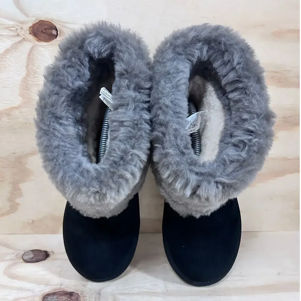 UGG Australia - Ellee - Winter Boots - Black - Kids Big Gril's - 6 -S/N 1001672