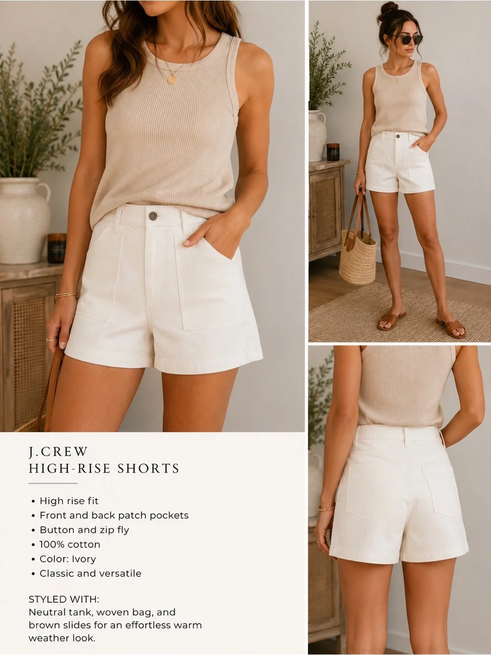 J. Crew crisp white