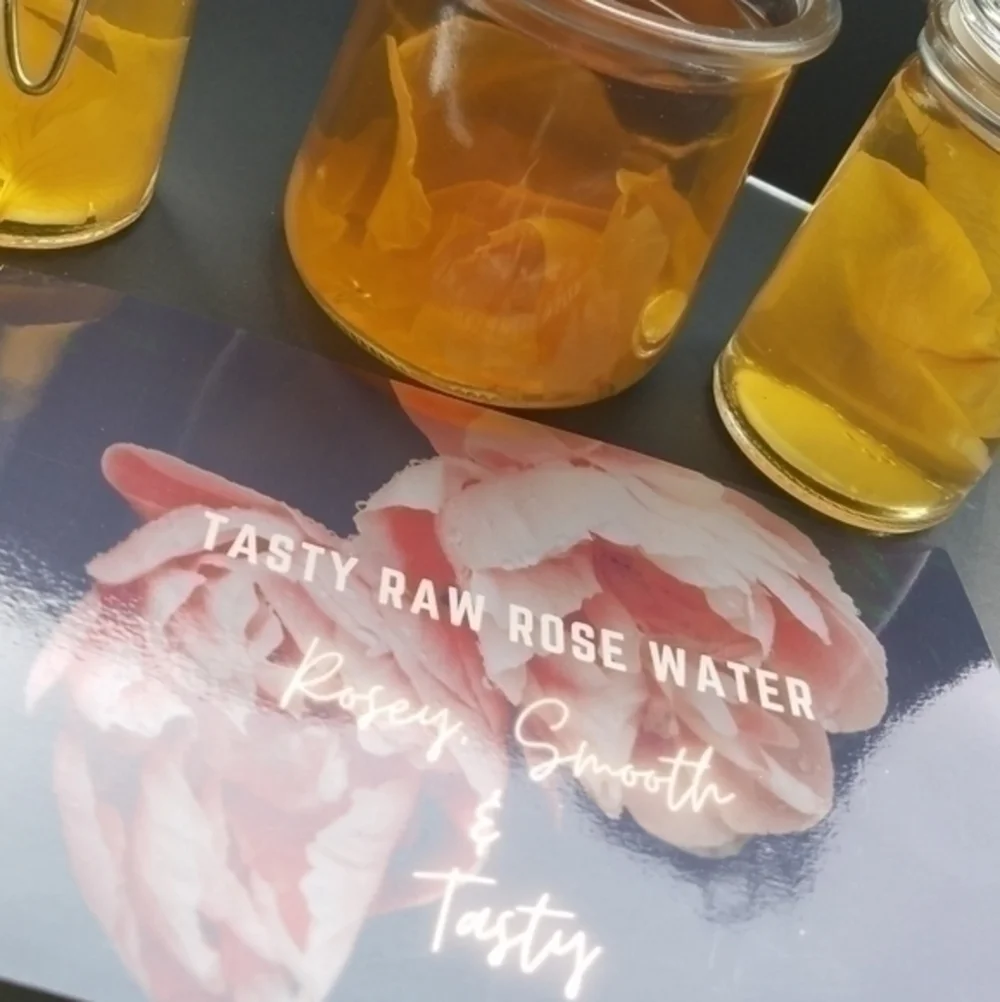 Tasty Raw Rose Water tasty organic