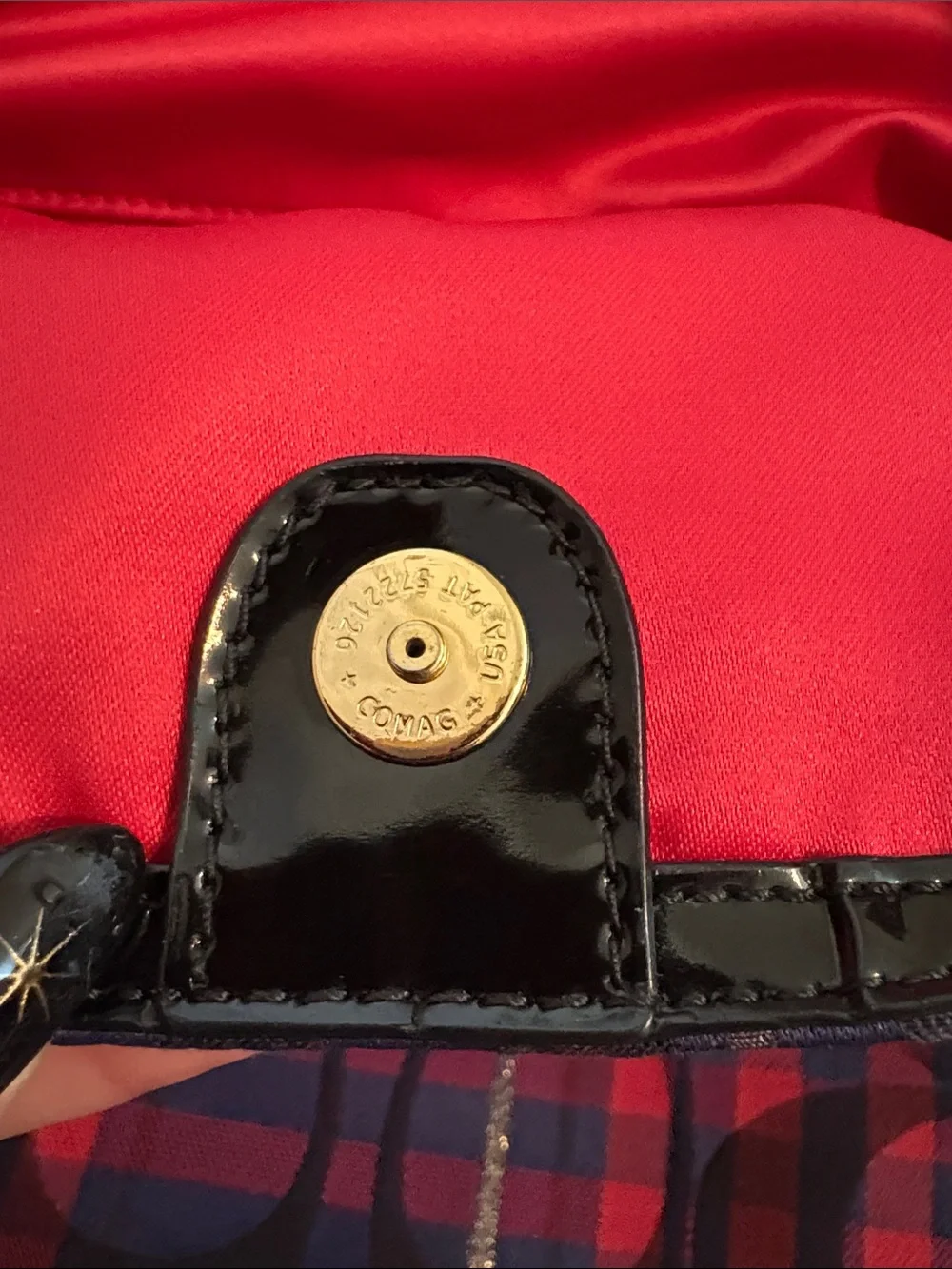 Coach tote satin