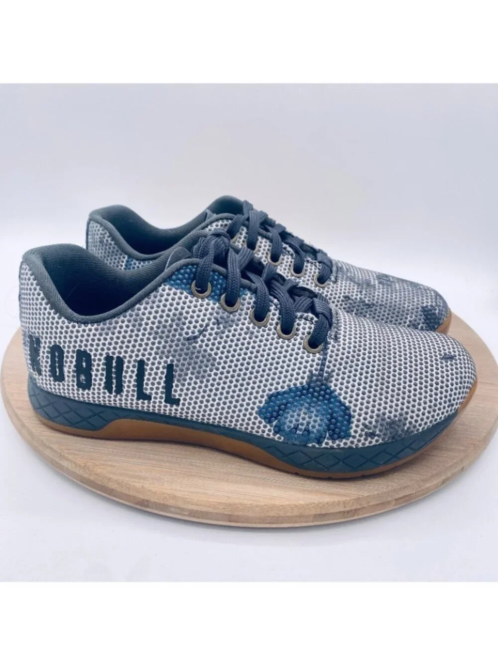 Nobull Shoes Womens 6.5 Gray Super Fabric Running Athletic Trainers Sneakers Gym