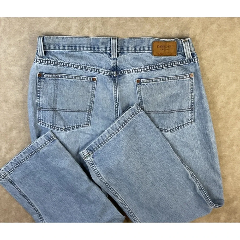 Vintage OshKosh jeans Men Sz 36x30 Blue Denim Workwear 90s B' Gosh Retro