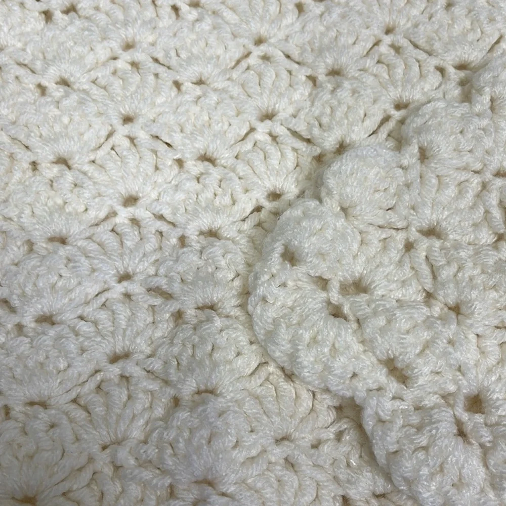 Handmade cream colored