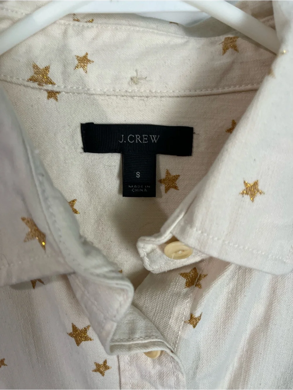 J. Crew heavy button