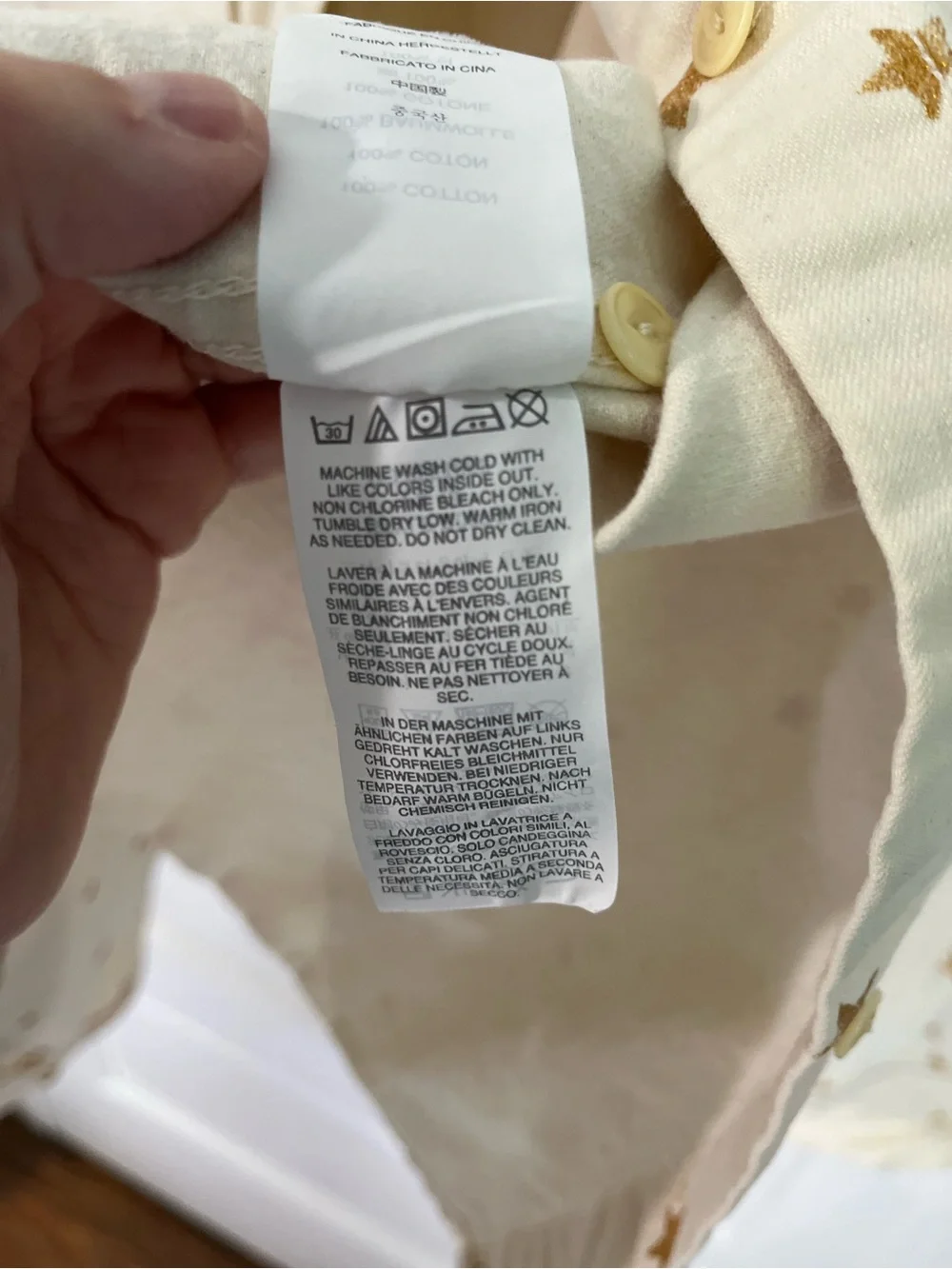 J. Crew heavy button