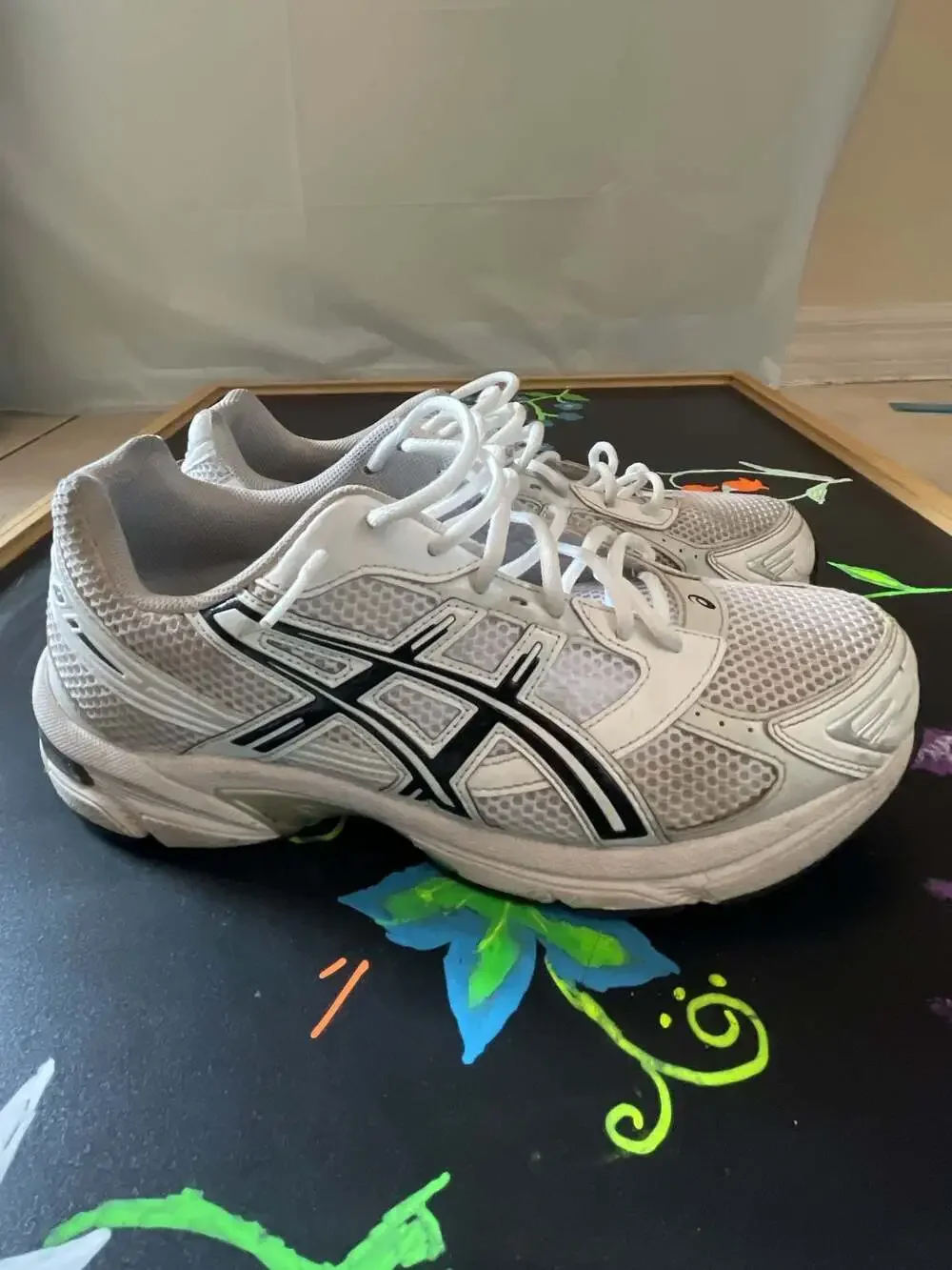 Asics white 11