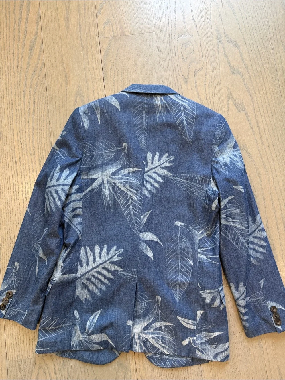 Appaman Blue Floral Print Kids Blazer