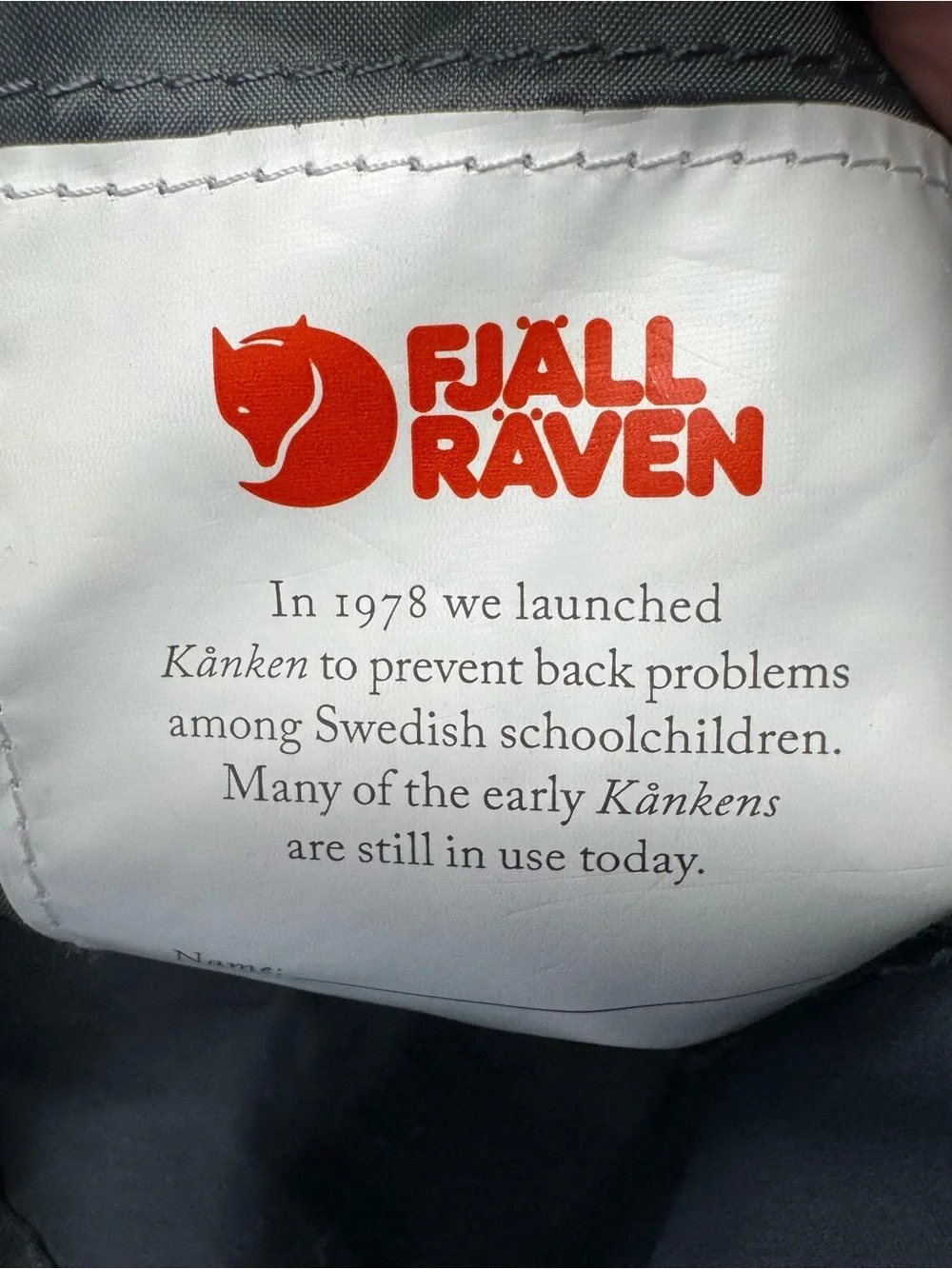 Fjallraven compact mini