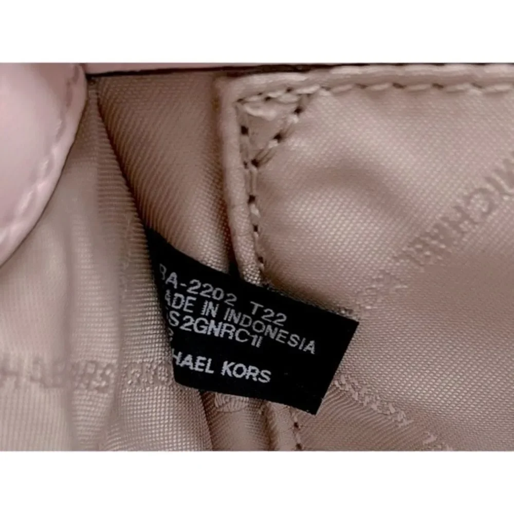NWT MICHAEL KORS Serena Small Flap Studded Crossbody Bag in Powder Blush