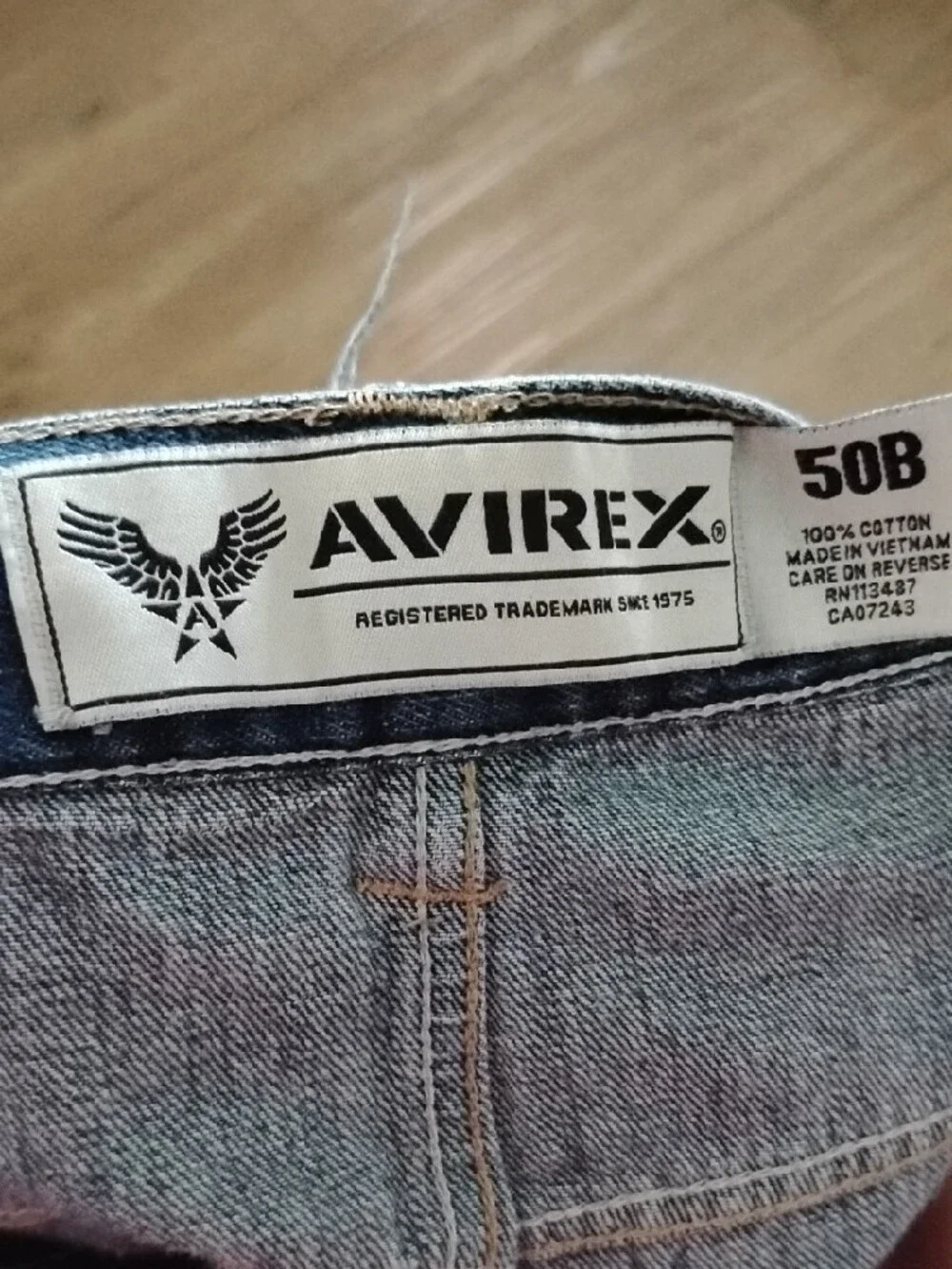 Avirex denim shorts