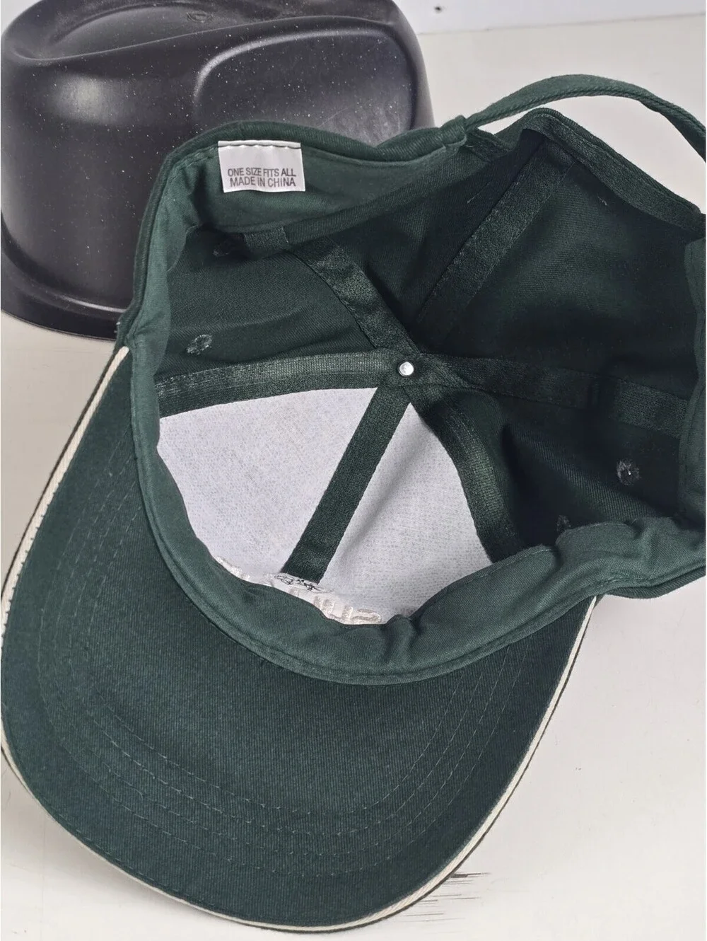 Vintage Sullair Hitachi Air Compressor Men's Green Snapback Cap Hat Construction