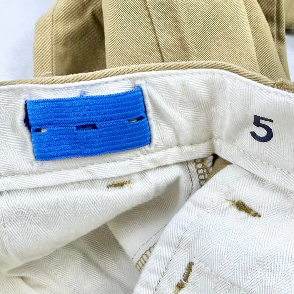 J Crew Crewcuts Boys 770 Straight Fit Stretch Chino Pant Size 5 Caramel