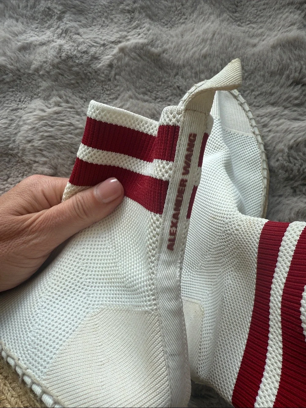 Alexander Wang cream canvas