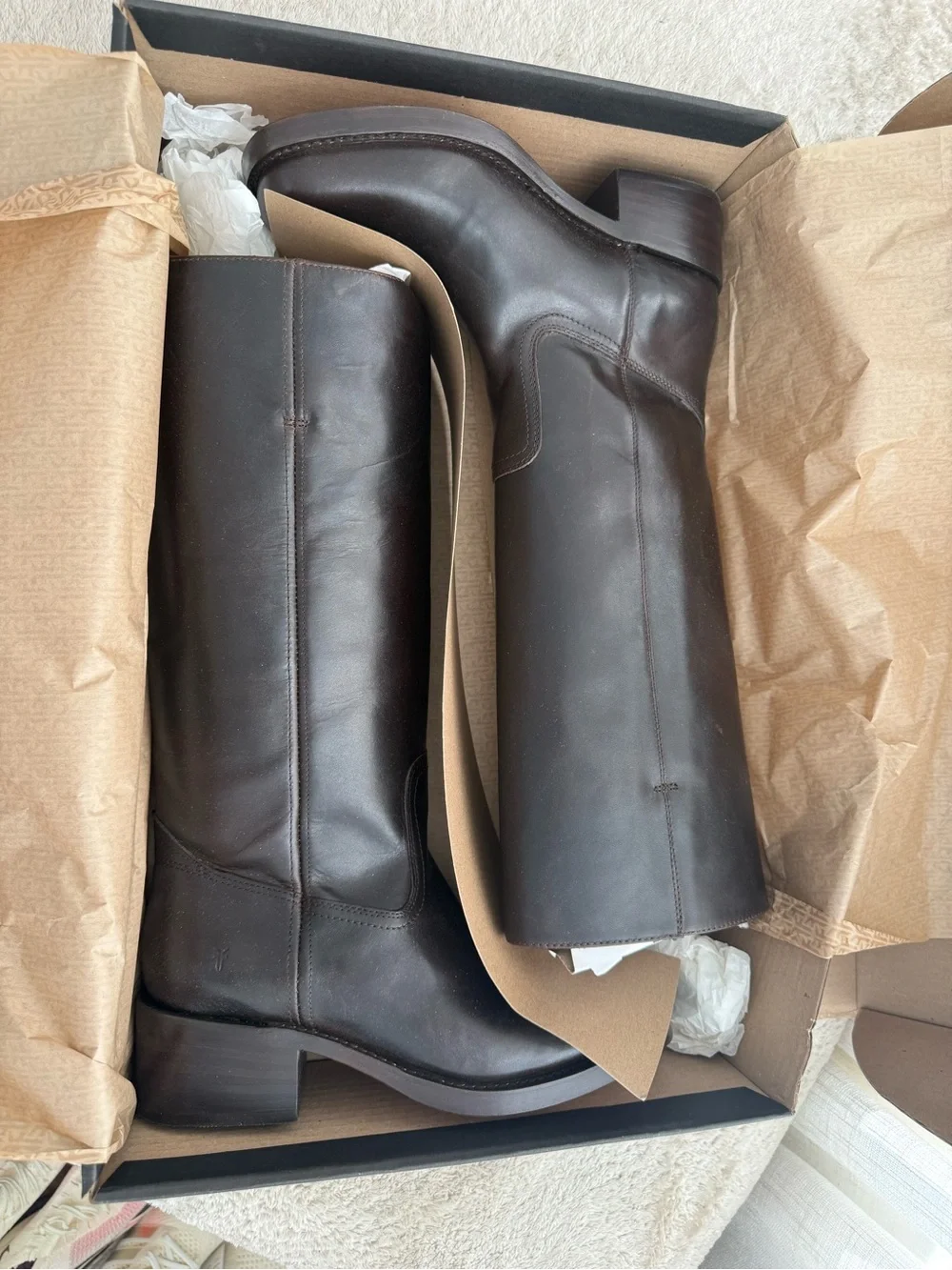 Frye denim grain crafted