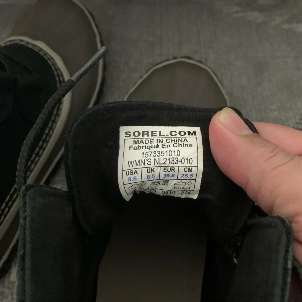 Sorel Out And About Black Duck Waterproof Ankle boots
