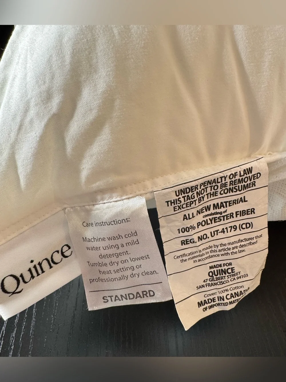 Quince sleep comfortably