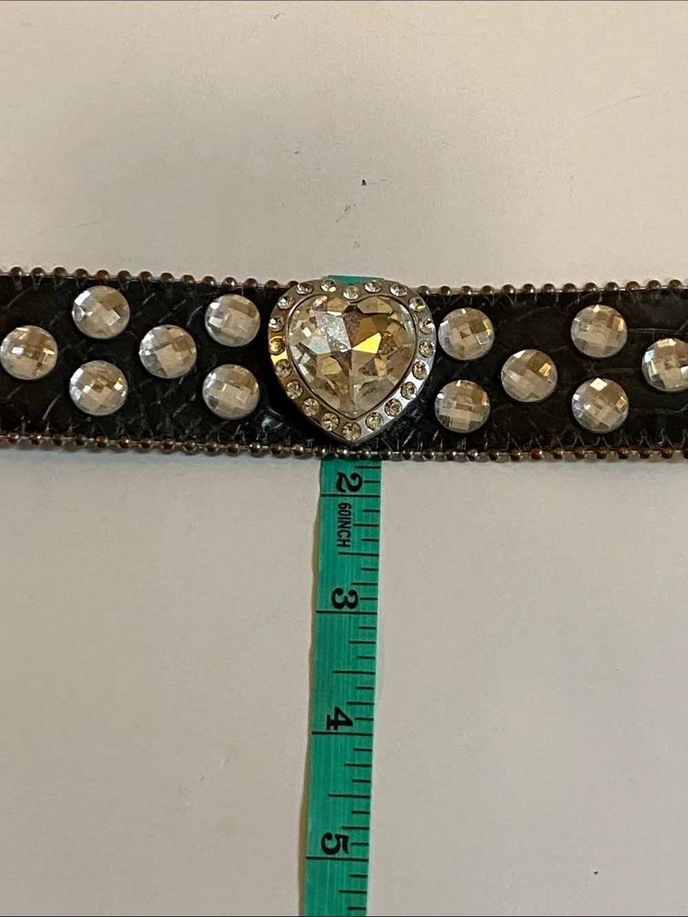 Vintage black leather