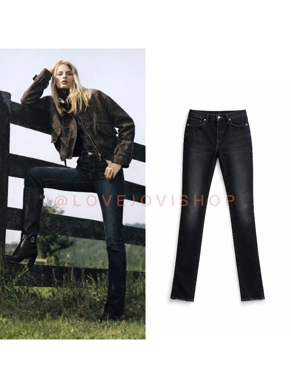 Jeans | Skinny | Tory Burch High Waist  | Quiet Luxury Capsule Dark Wash | 30