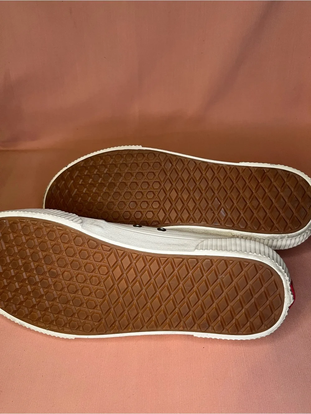 Vans Men's Cream Low-Top Sneakers