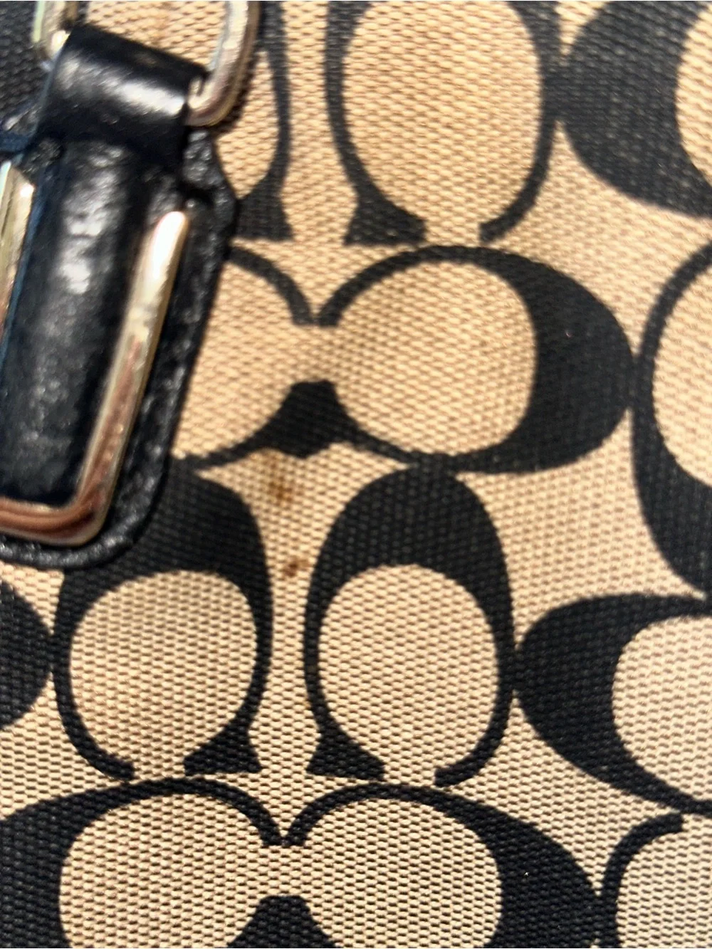 Coach signature canvas