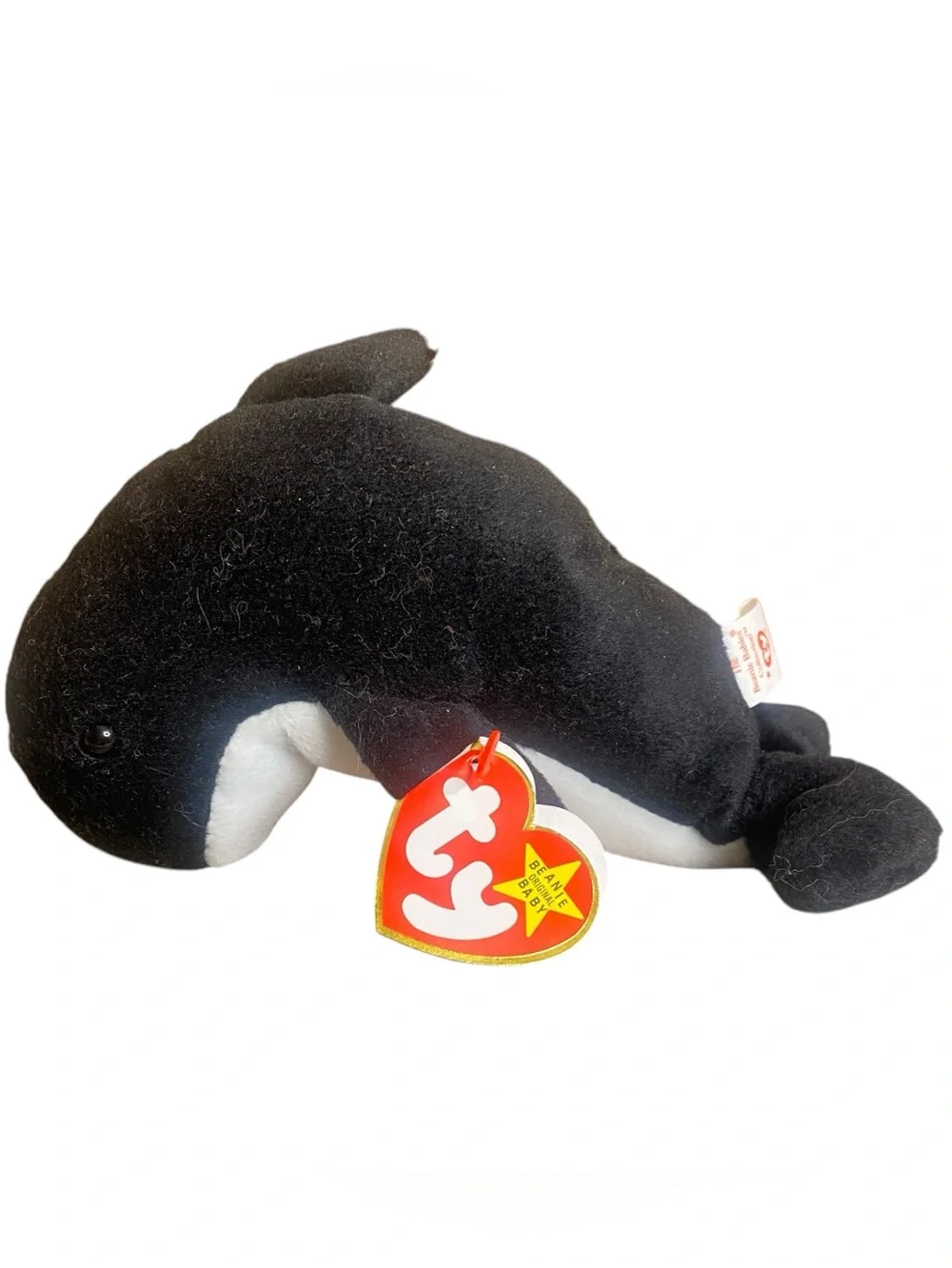 TY Beanie Baby Waves the Orca 1996 Vintage Collectible Original Retired Plush