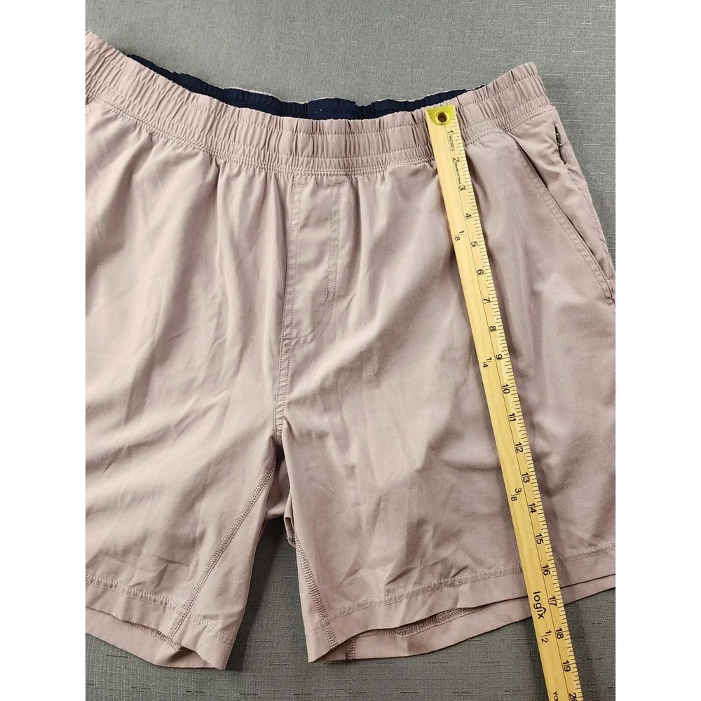 Rhone Mako Shorts Mens XL Pink Navy Blue Lined Athletic Gym Training 7