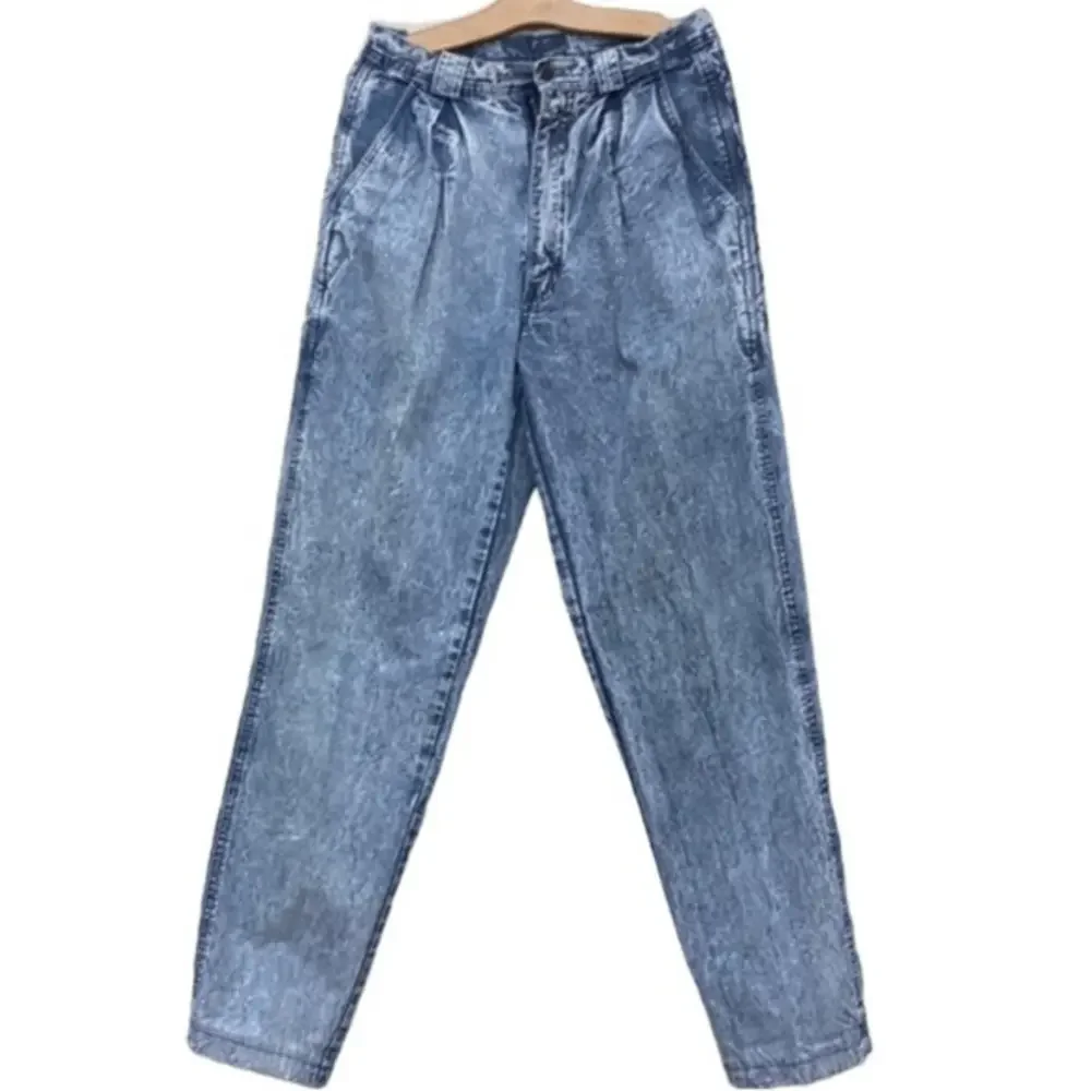 Mens Vintage acid Wash Soho Trilogy Sportwear denim‎ jeans size 27/31 (J-353)