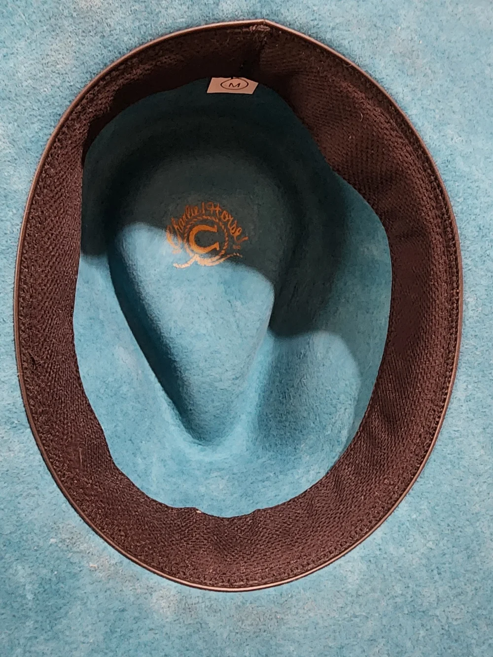 Charlie 1 Horse teal wool