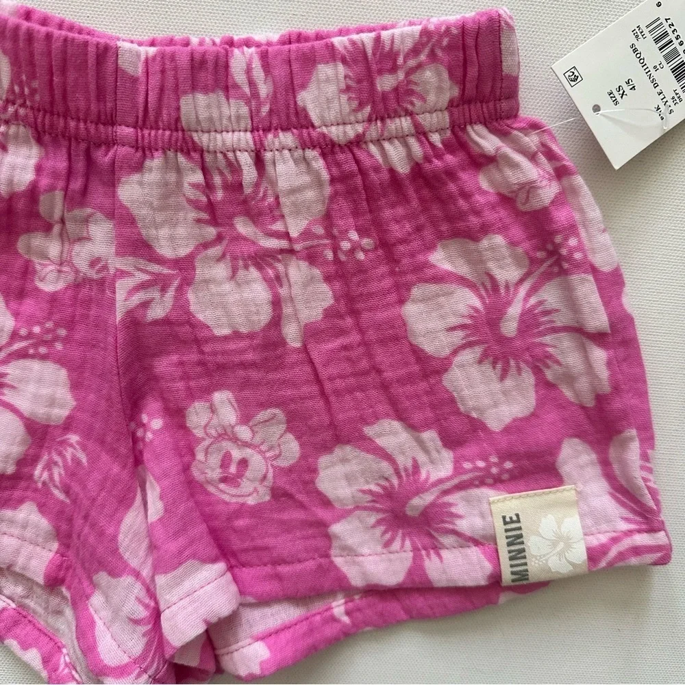 Disney floral shorts