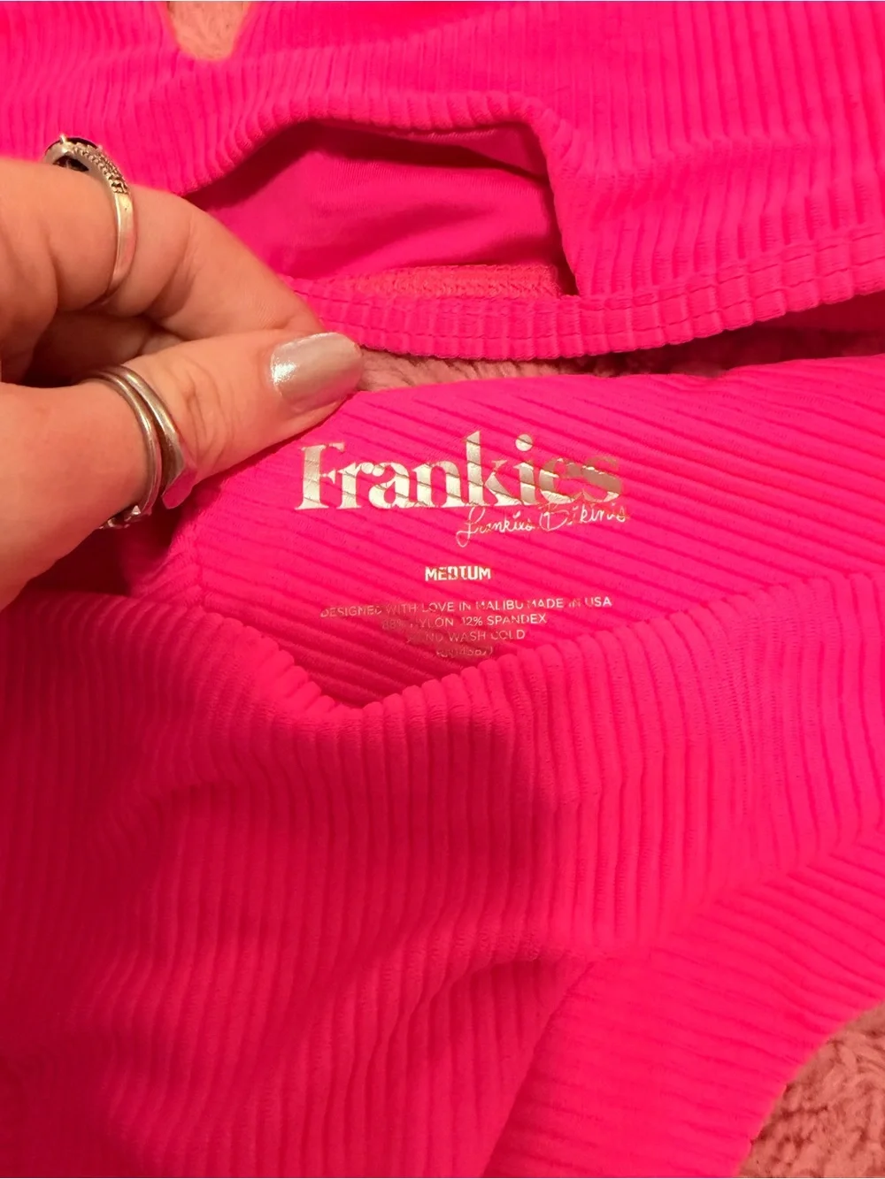 Frankies Bikinis vibrant ribbed