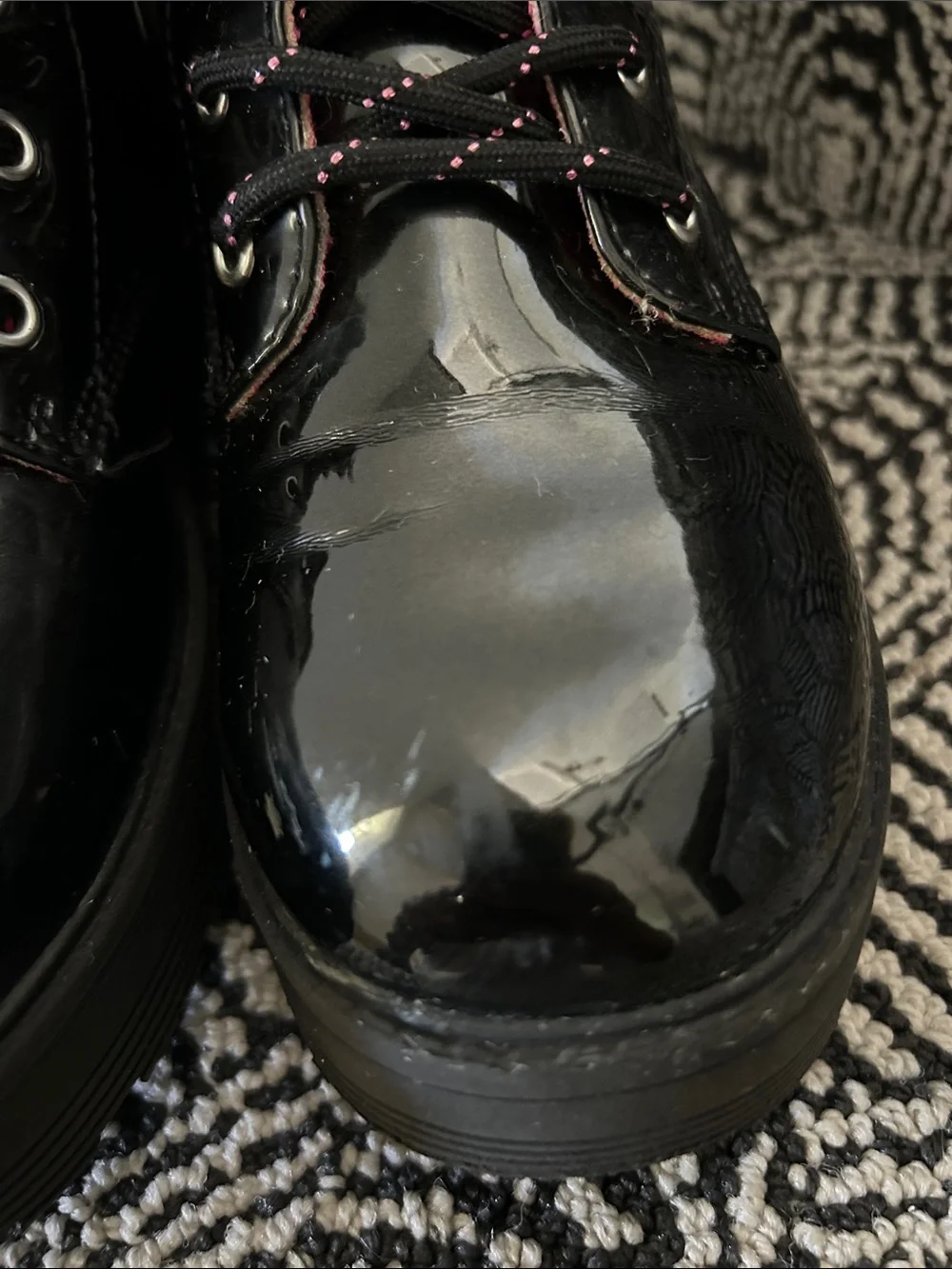 Skechers shiny patent