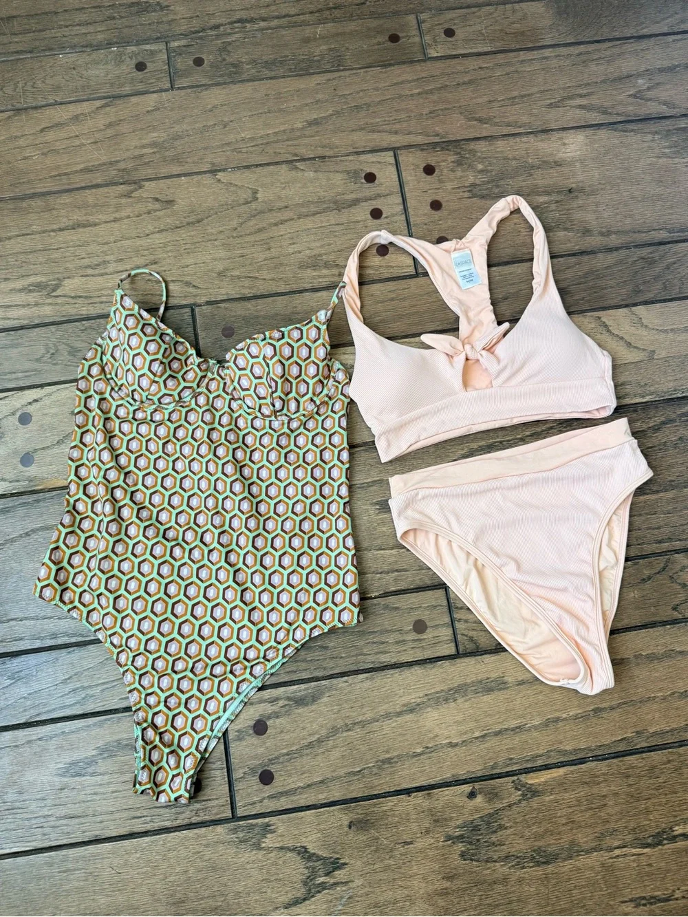 l*space & Zara Swim Bundle Medium Bikini One-Piece Vacation Beach Set