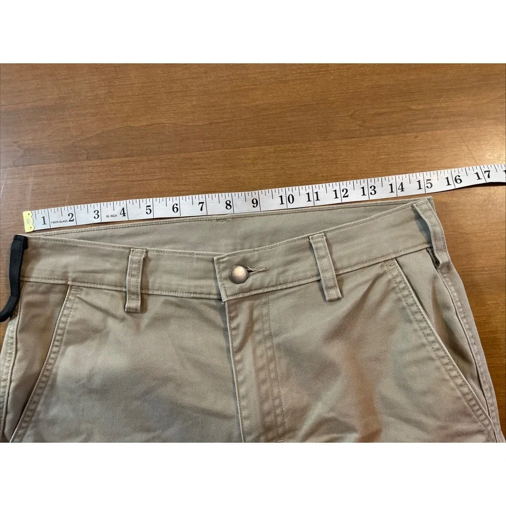 40 Grit Duluth Standard Fit Cargo Pants Men 30x32 Beige Heavy Duty
