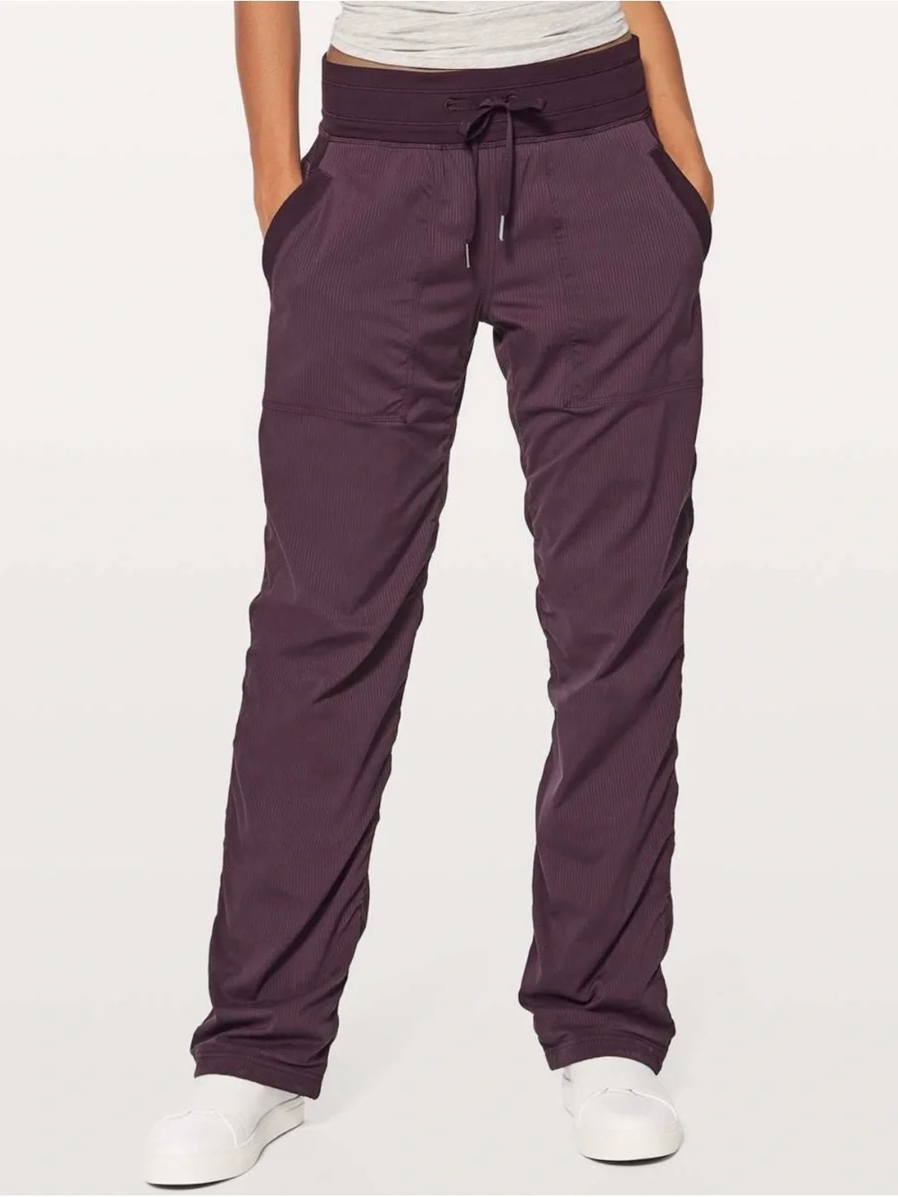 Lululemon Dance Studio Mid Rise Pants Women’s 6 Regular Plum Purple Swift Yoga