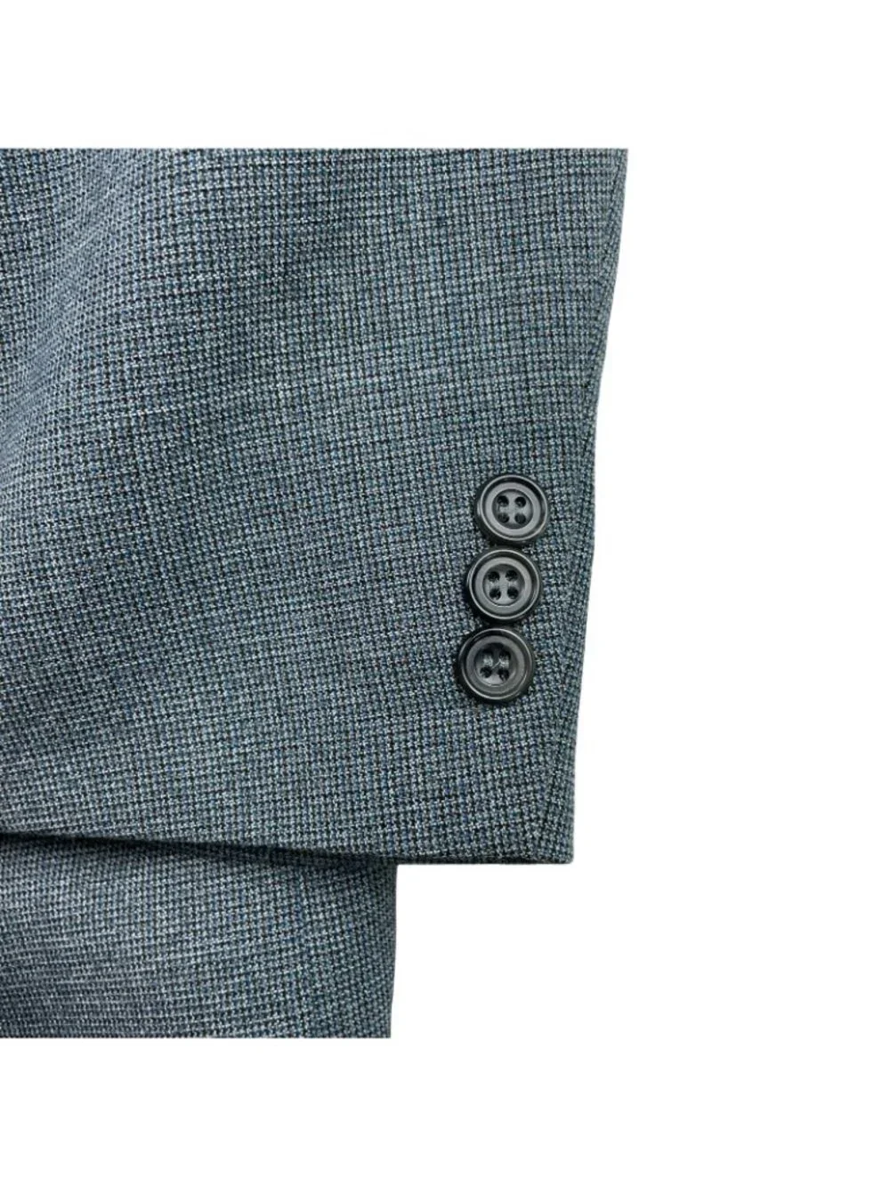 Alexandre London Men's Bespoke Wool Blend 1-Button Blazer Gray • England • 42S