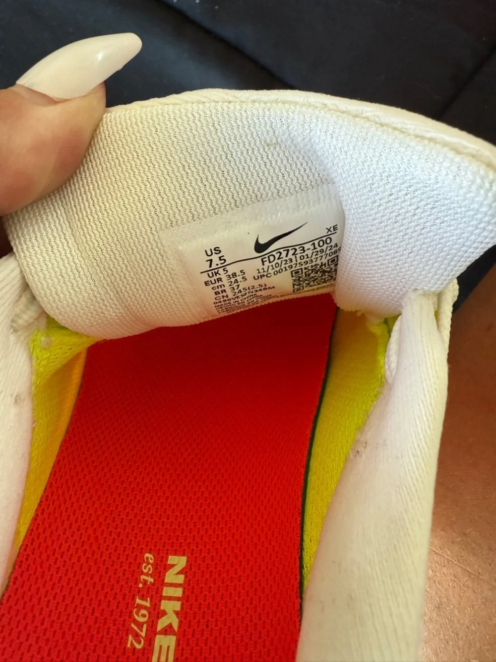 Nike worn once