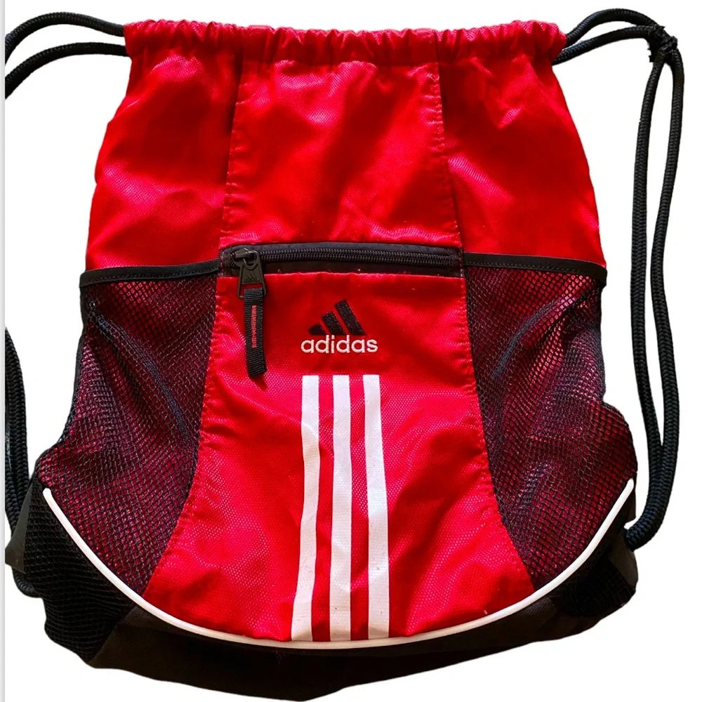 ADIDAS Red & Black Soft Backpack