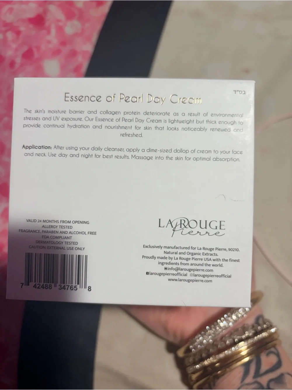 La Rouge essence pearl