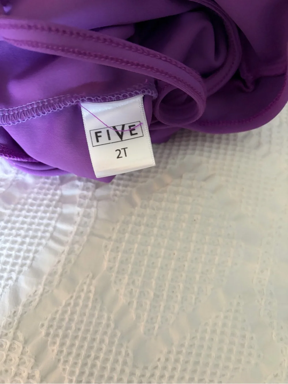 Five Dancewear simple purple stretch