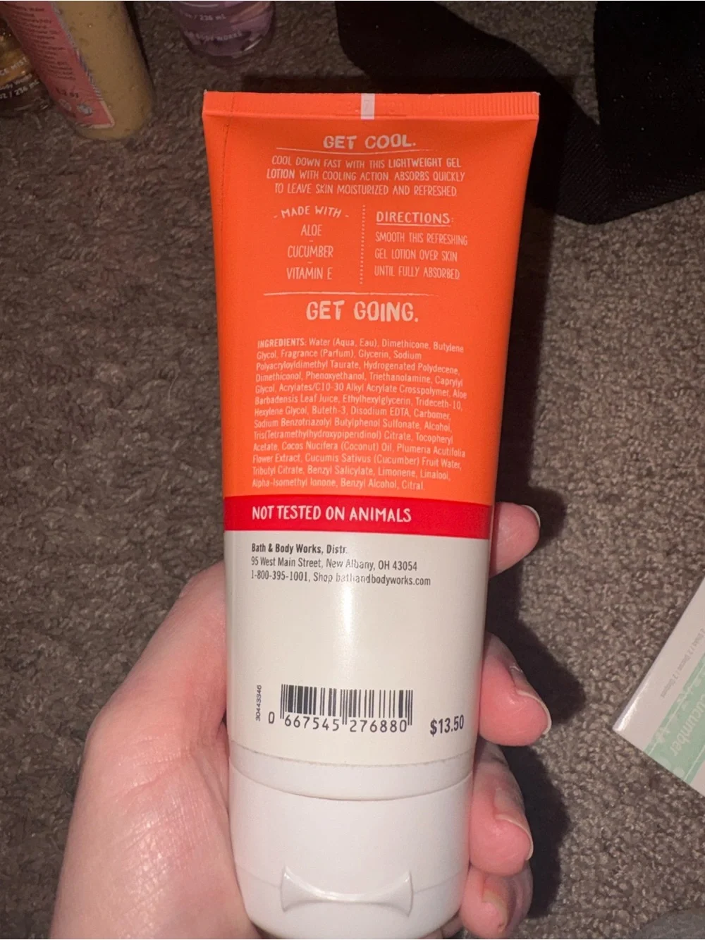 Bath & Body Works use soothes