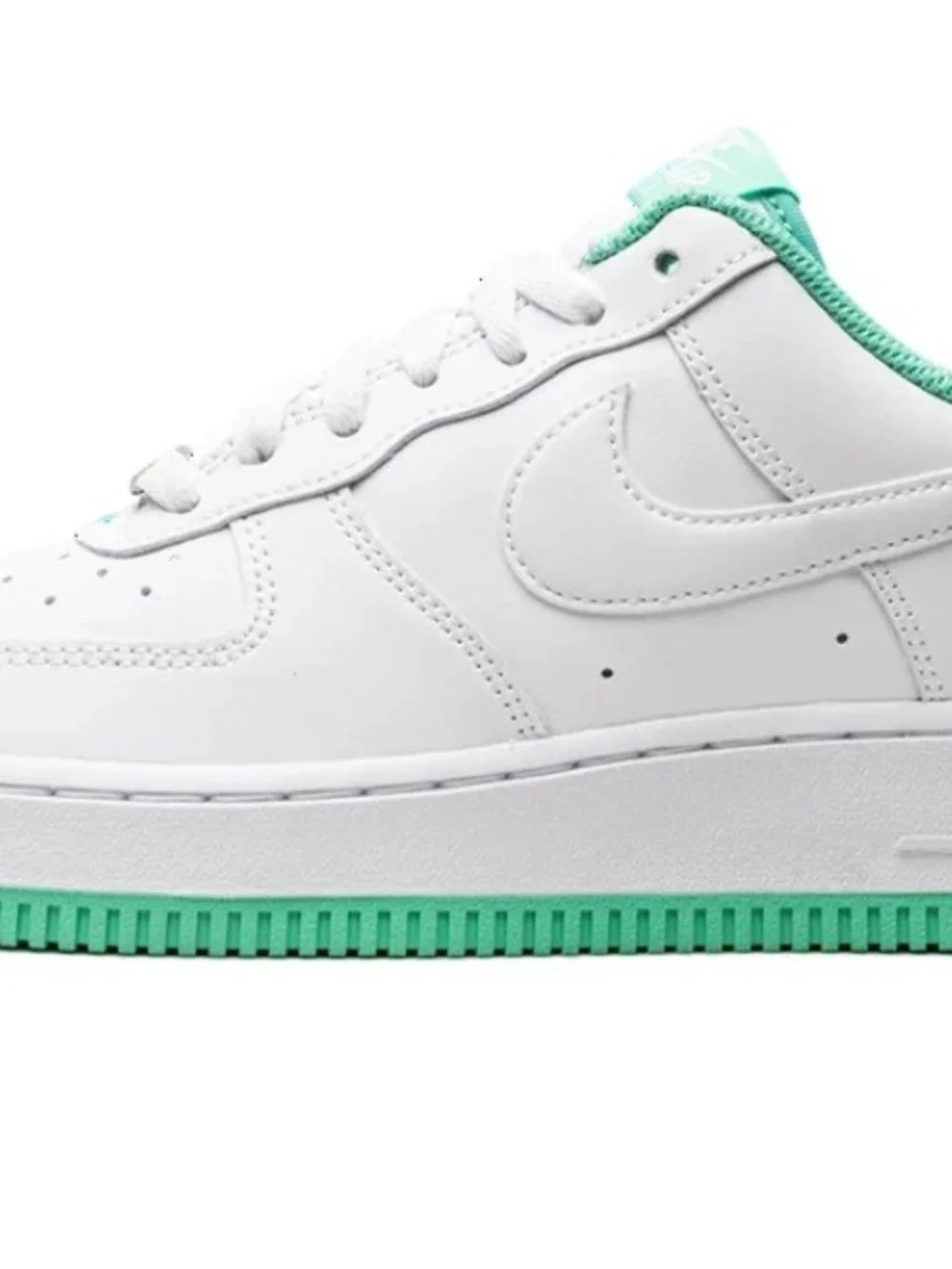 Nike Air Force 1 Low White Mint Accent Sneakers 11 Mens