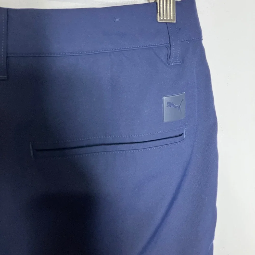 Puma men's dealer golf shorts navy‎ blue size 32 activewear casual dressy preppy
