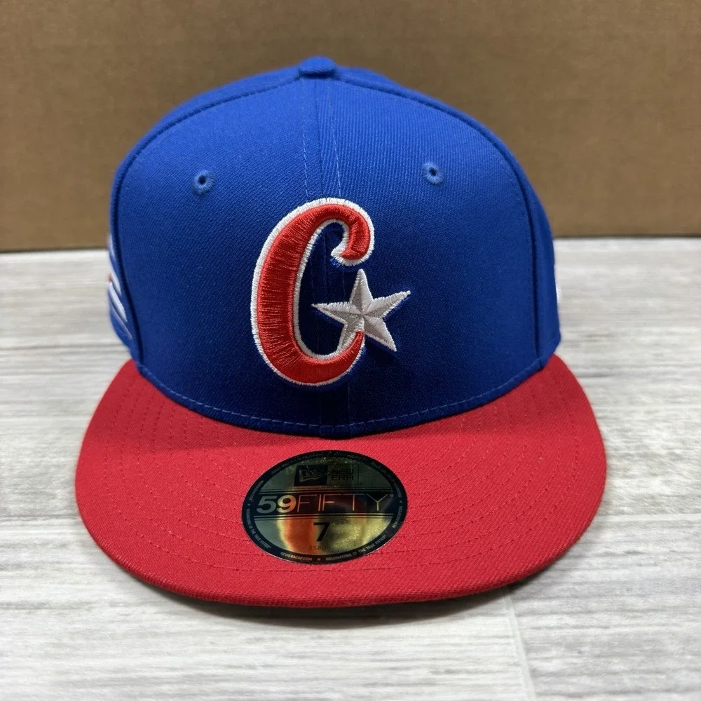 New Era 59Fifty Cuba 2026 World Baseball Classic WBC Fitted Hat Size 7 Blue/Red