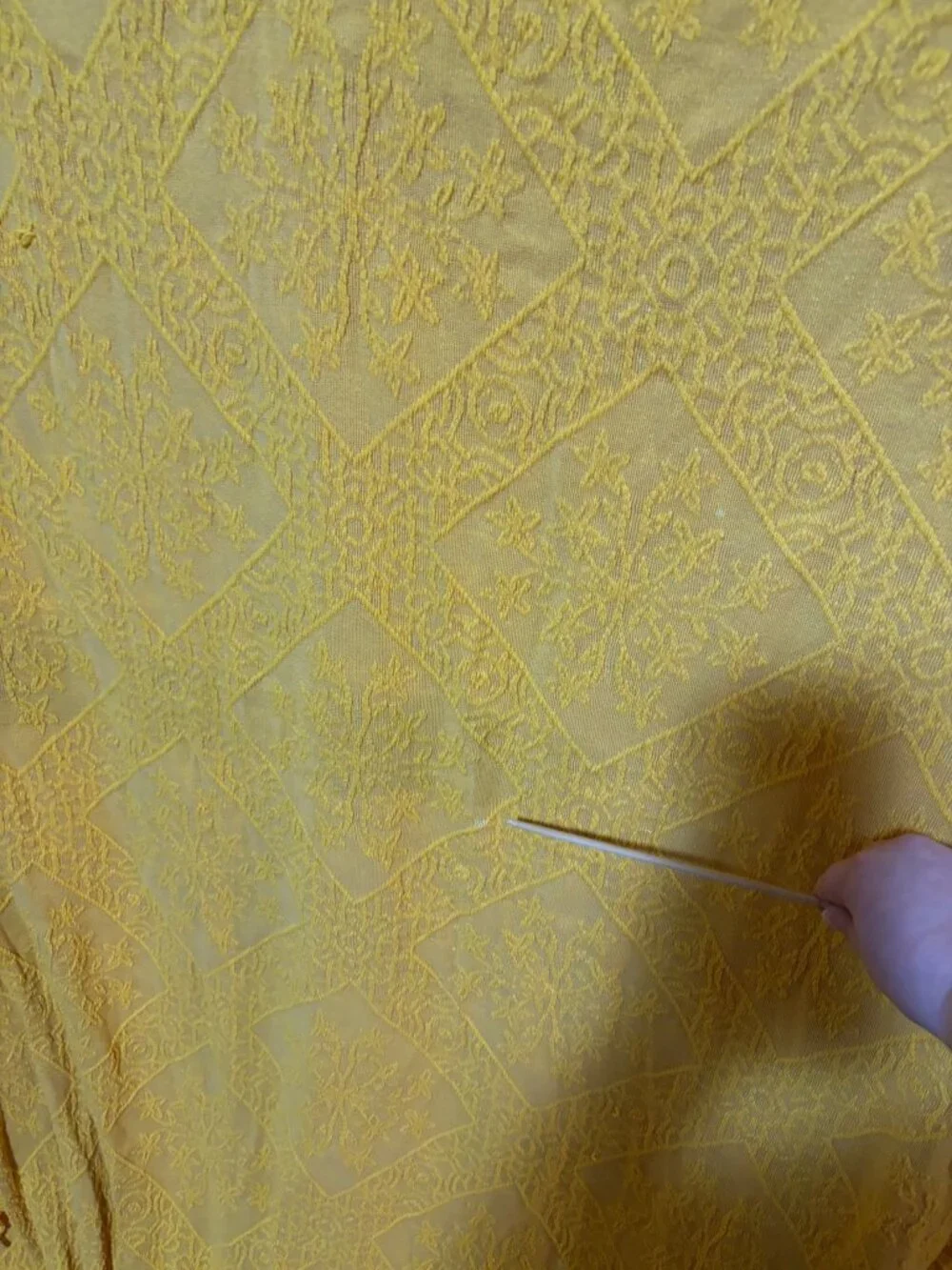 Vintage American color mustard