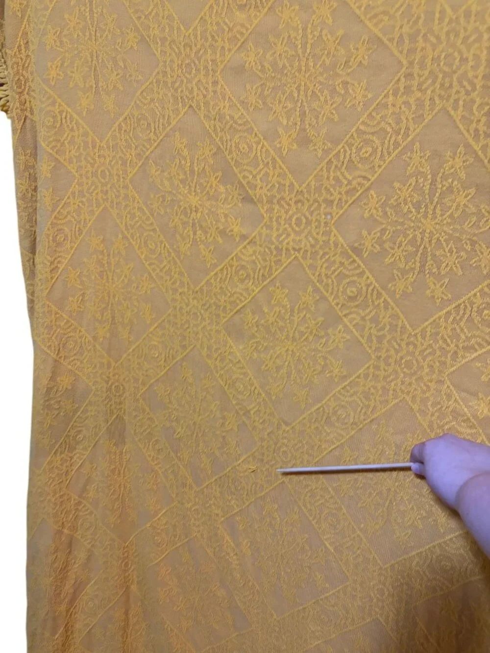 Vintage American color mustard