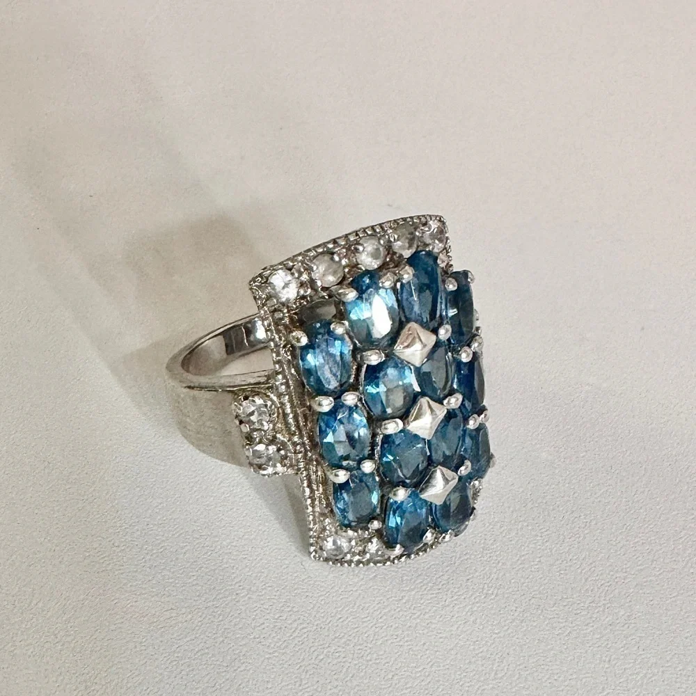 Vintage swiss blue