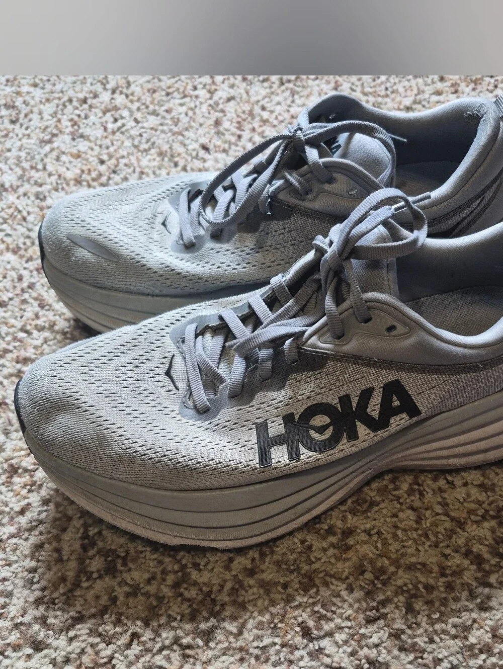 Hoka light gray